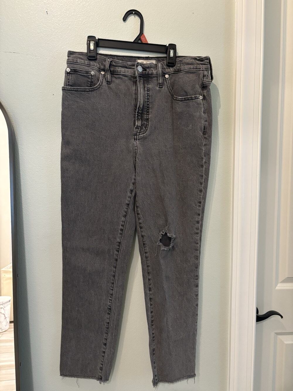 Madewell The Perfect Vintage Jean Women’s Gray Charcoal Wash High Rise 29